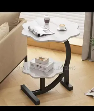 Double Layer Flower Shaped Side Table