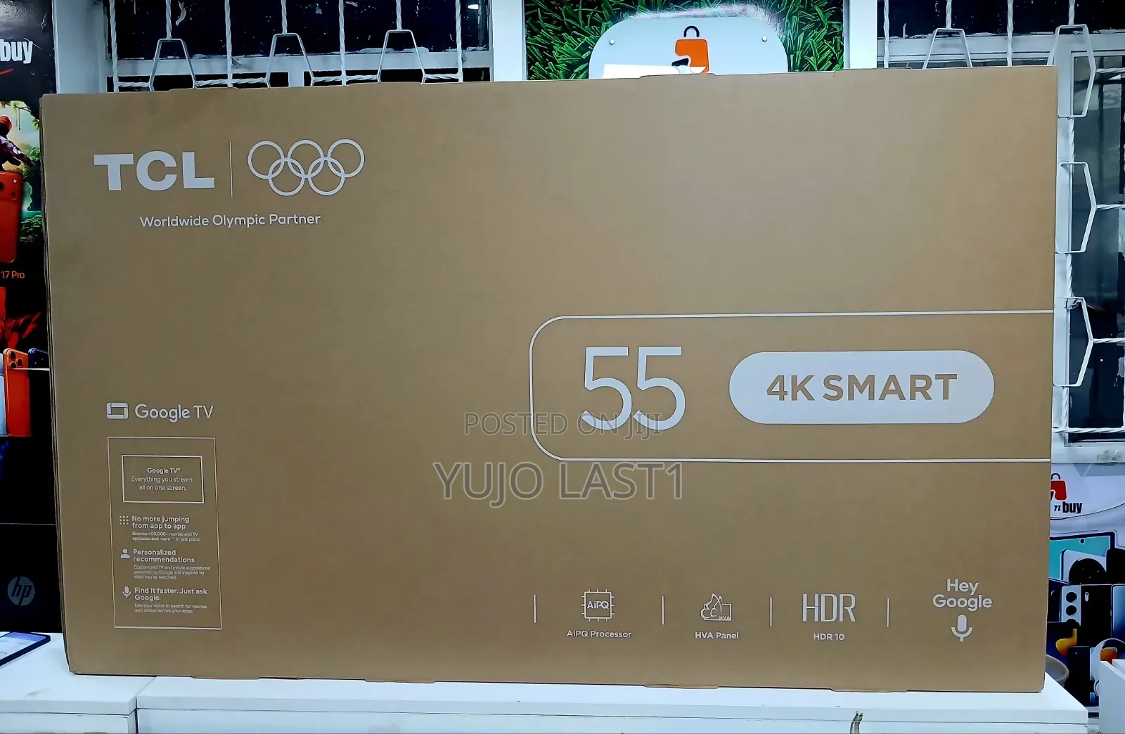 TCL 55′′ V6d HDR Google Tv – 55v6b (New 2024 Model)
