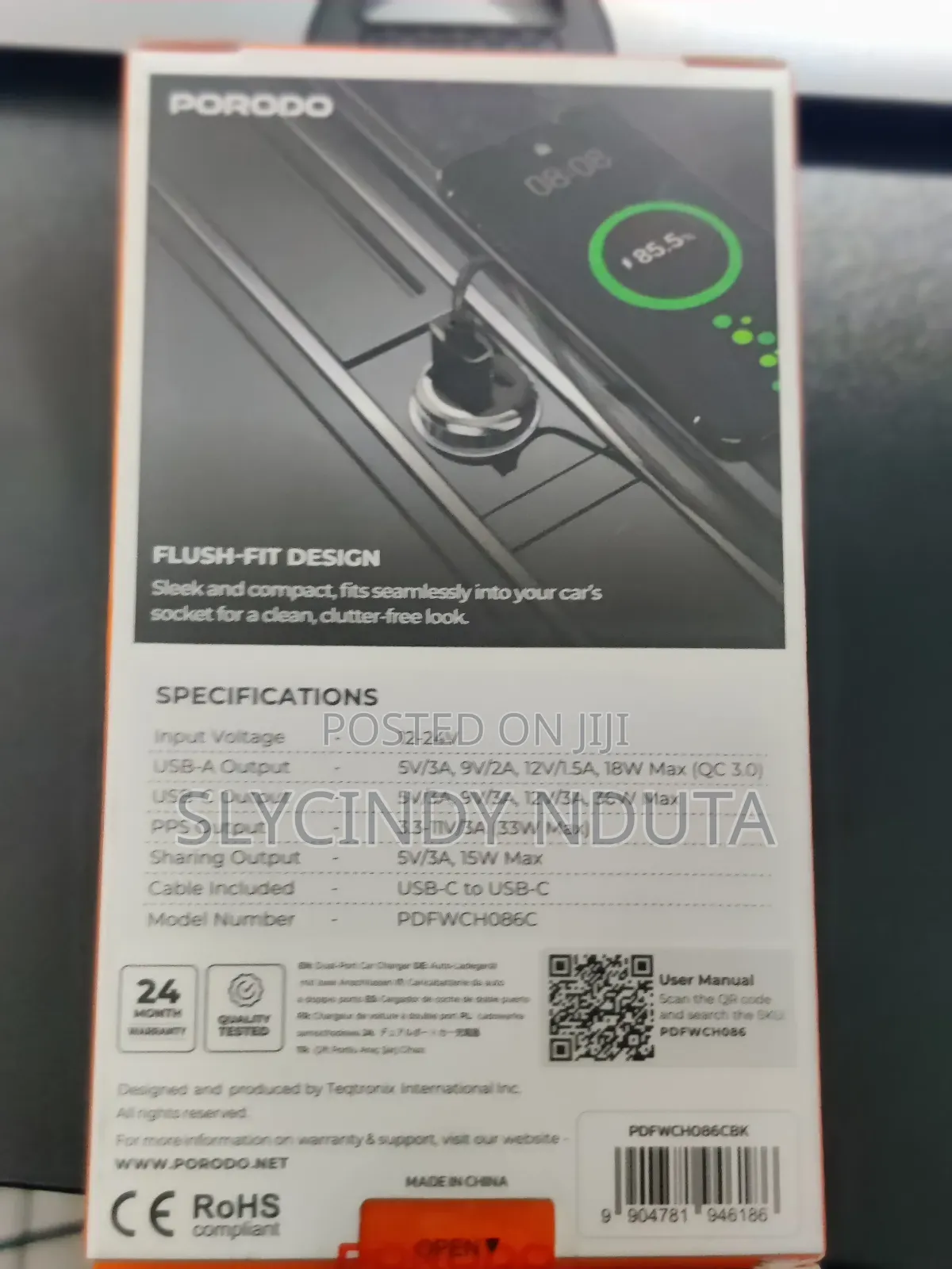 Porodo Car Charger