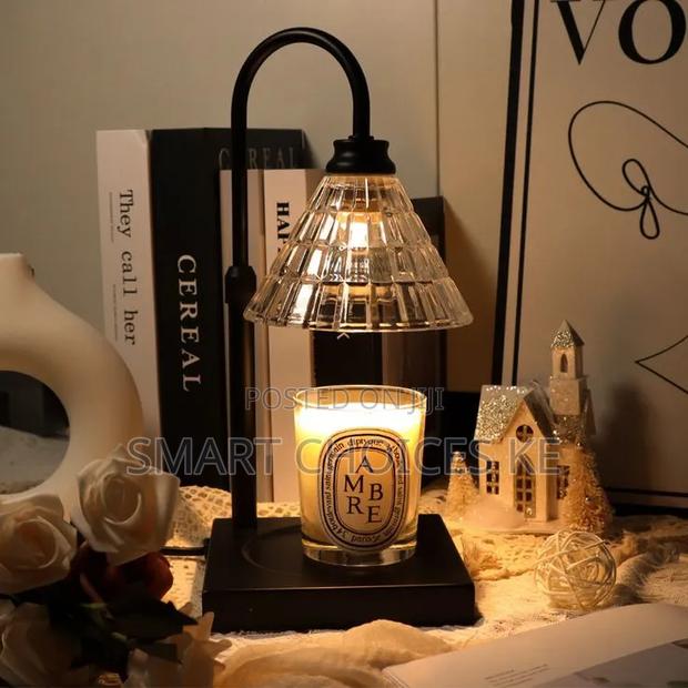Electric Candle Warmer With Bamboo Base - thumbnail 3