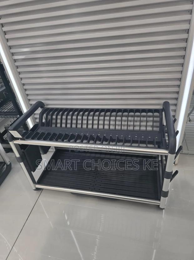 Premium Quality 2tier Aluminum Dish Rack - thumbnail 2