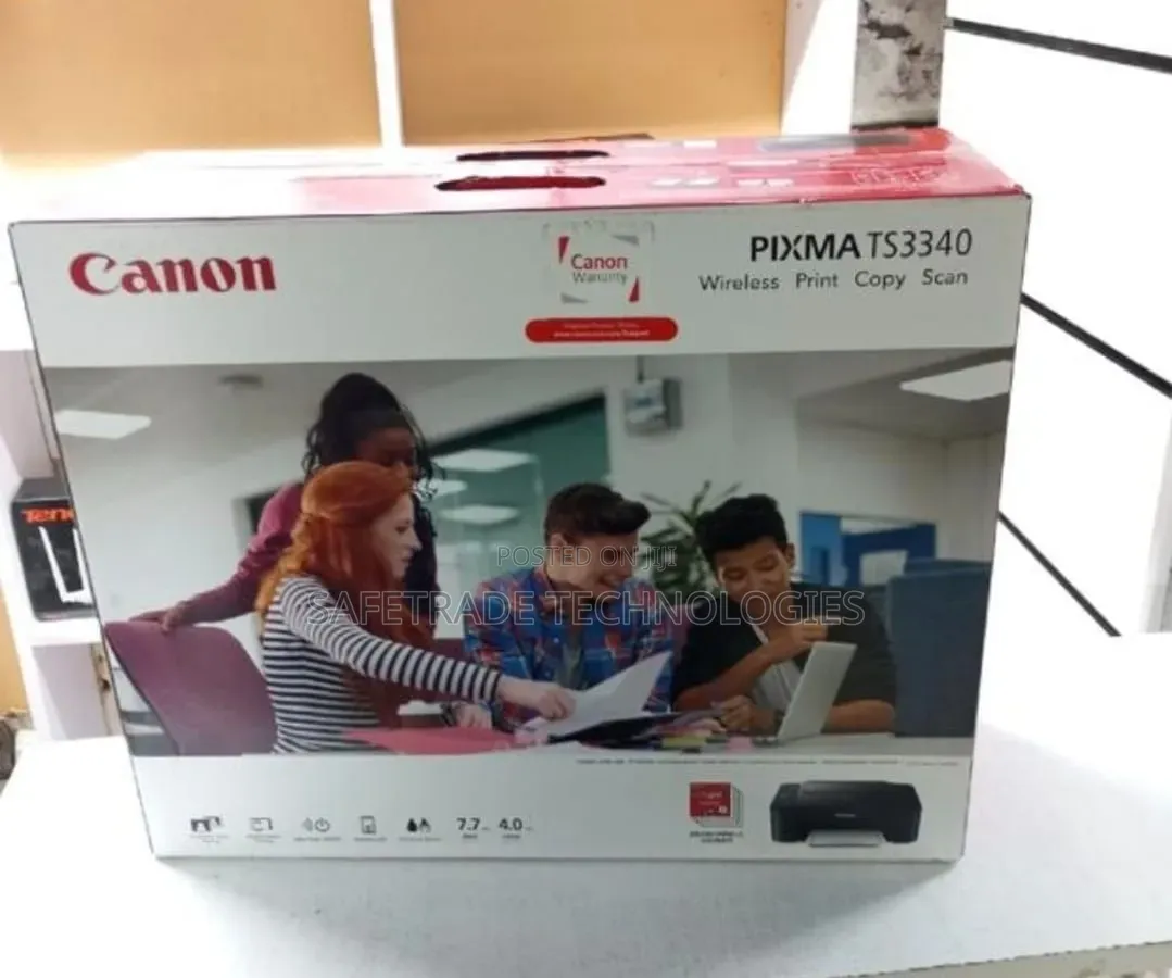 Original Canon Pixma Ts3340 Wireless Printer Print, Copy,Scan Printer