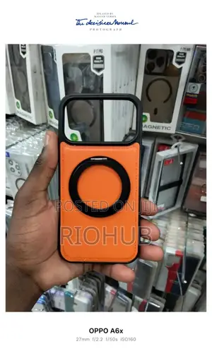 iPhone 17 Promax Leather With Ring Case