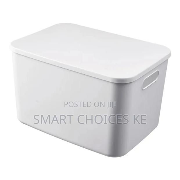Large Size Modern Storage Basket With Lid