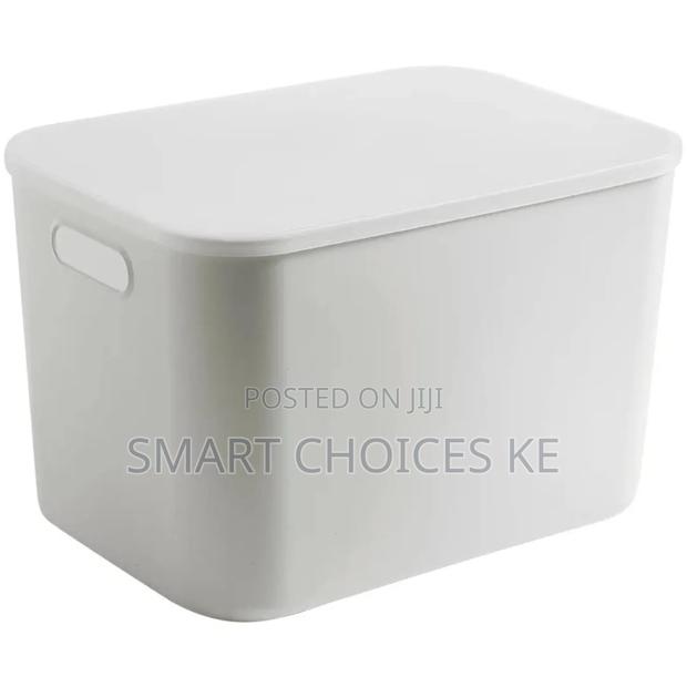 Large Size Modern Storage Basket With Lid - thumbnail 4