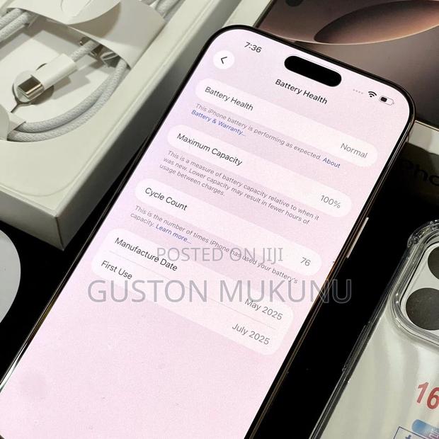 Apple iPhone 16 Pro Max 512 GB Gold - thumbnail 2
