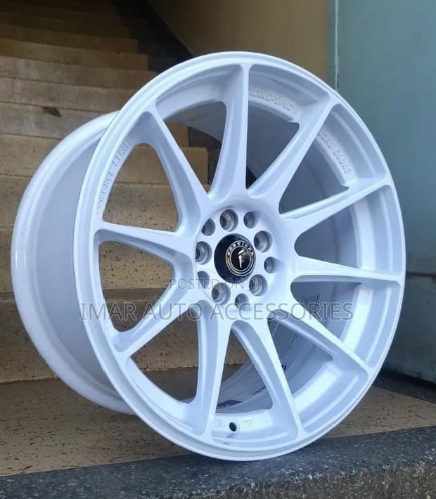 18 Inch White Rims | Stylish Alloy Wheels for Saloon Suv