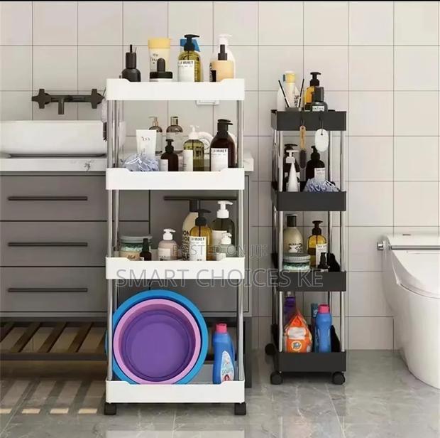 4 Tier Multipurpose Storage Rack With Wheels - thumbnail 2