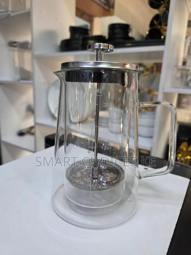 Double Walled Borosilicate French Press Coffee Maker