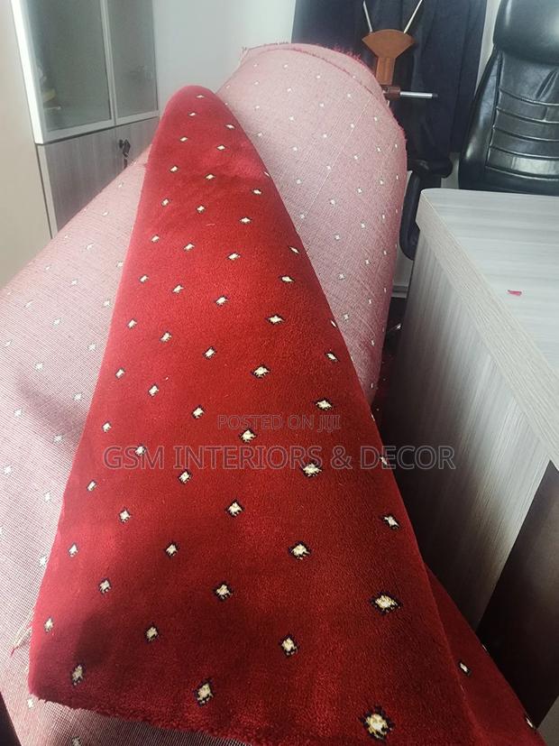 Executive Wall to Wall Office Carpets in Burgundy Red