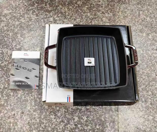 Staub Square Grill Pan Premium Quality - thumbnail 4