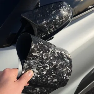 1mtr Authentic Forged Marbled Carbon Fiber Vinyl Wrap Film