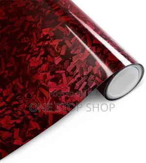 High Grade Polymeric Gloss Red Forged Vinyl Film