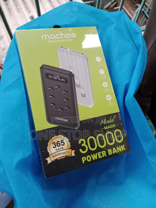 30000mah Mache Power Bank With Digital Display,Real Time Battery - thumbnail 2