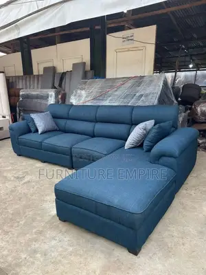 Dark Blue L Shaped Sectional Sofa