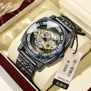 Gents Skeleton Dial Watch