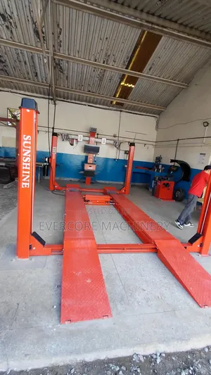 Industrial Wheel Alignment Machine Combo With 4 Post Lift.