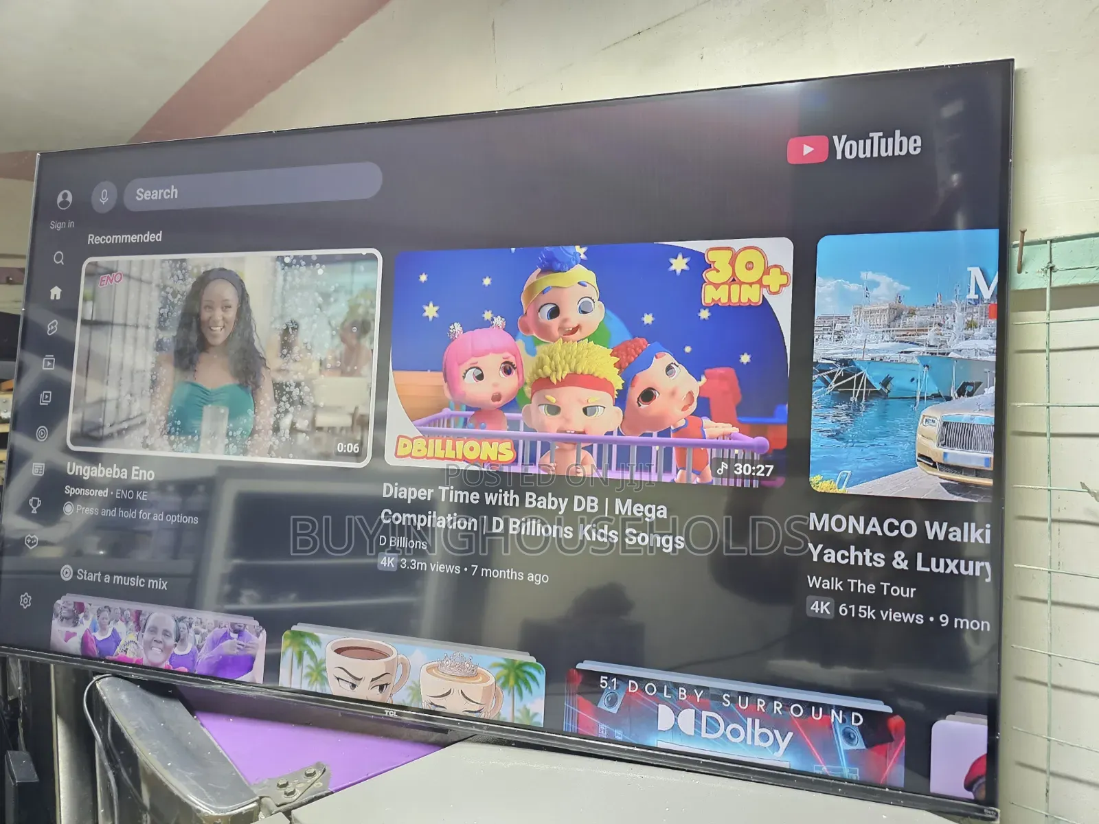 TCL 55" Google Tv V6c