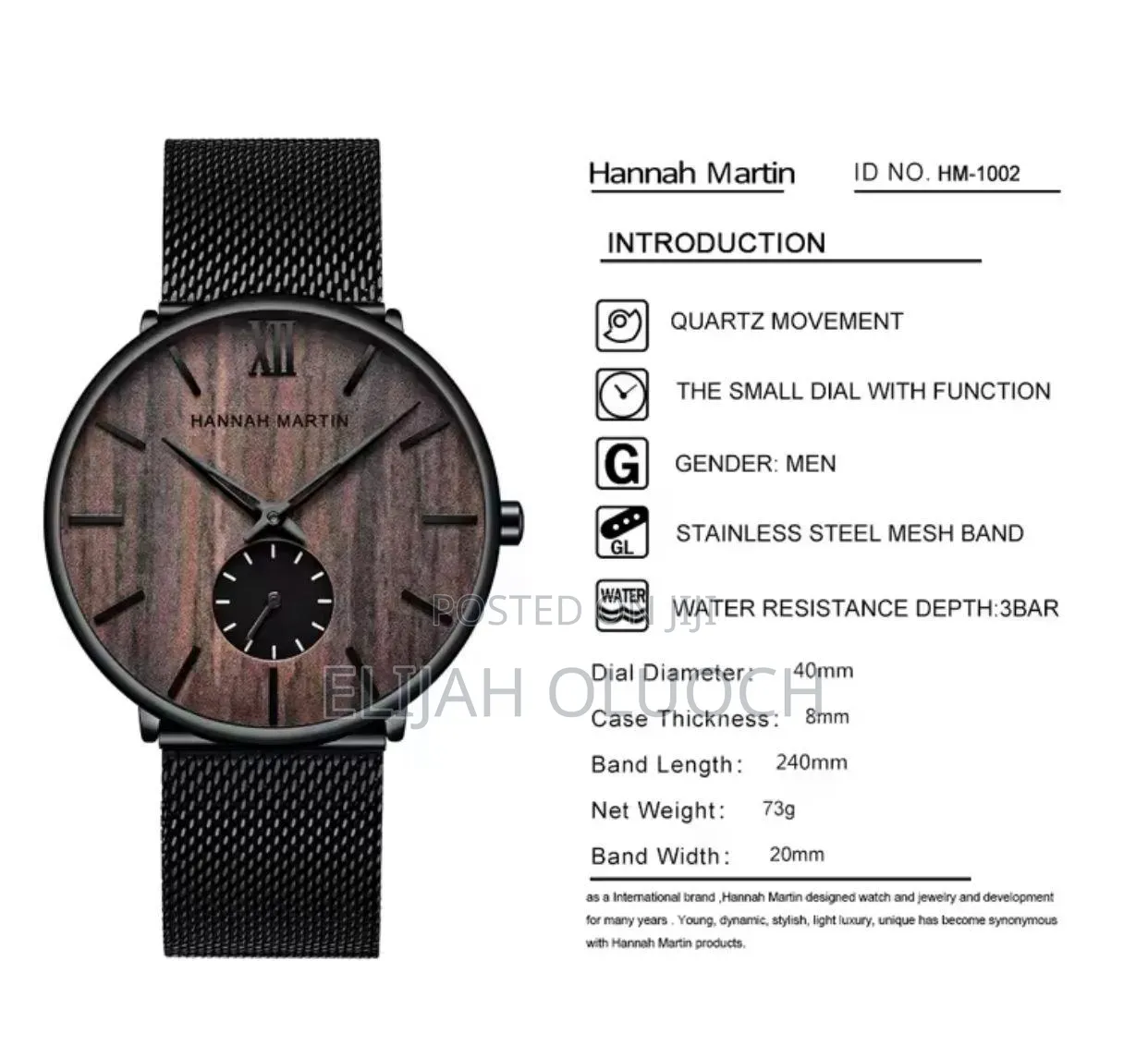 Hannah Martin Gents 1002*