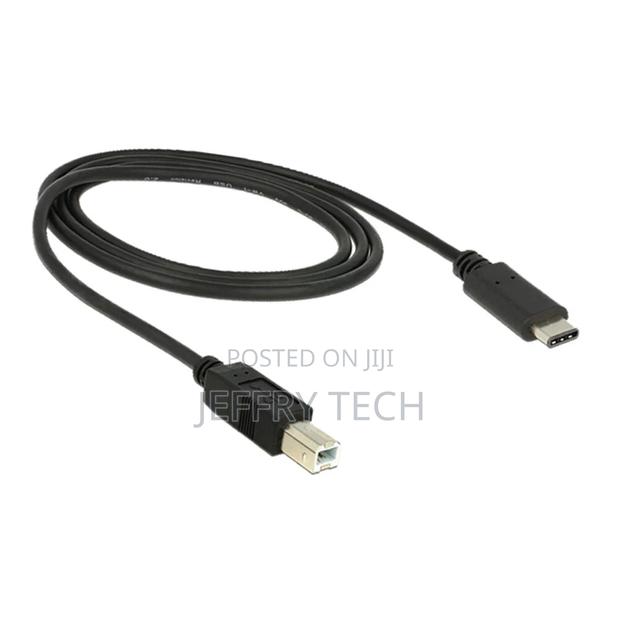 Usb 3.1 Type-C to Type-B Printer Cable – 1m for Laptop Macbook Scanner - thumbnail 2
