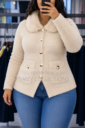 Luxury Warmth, Timeless Style Blend Coat - Soft Fur Collar