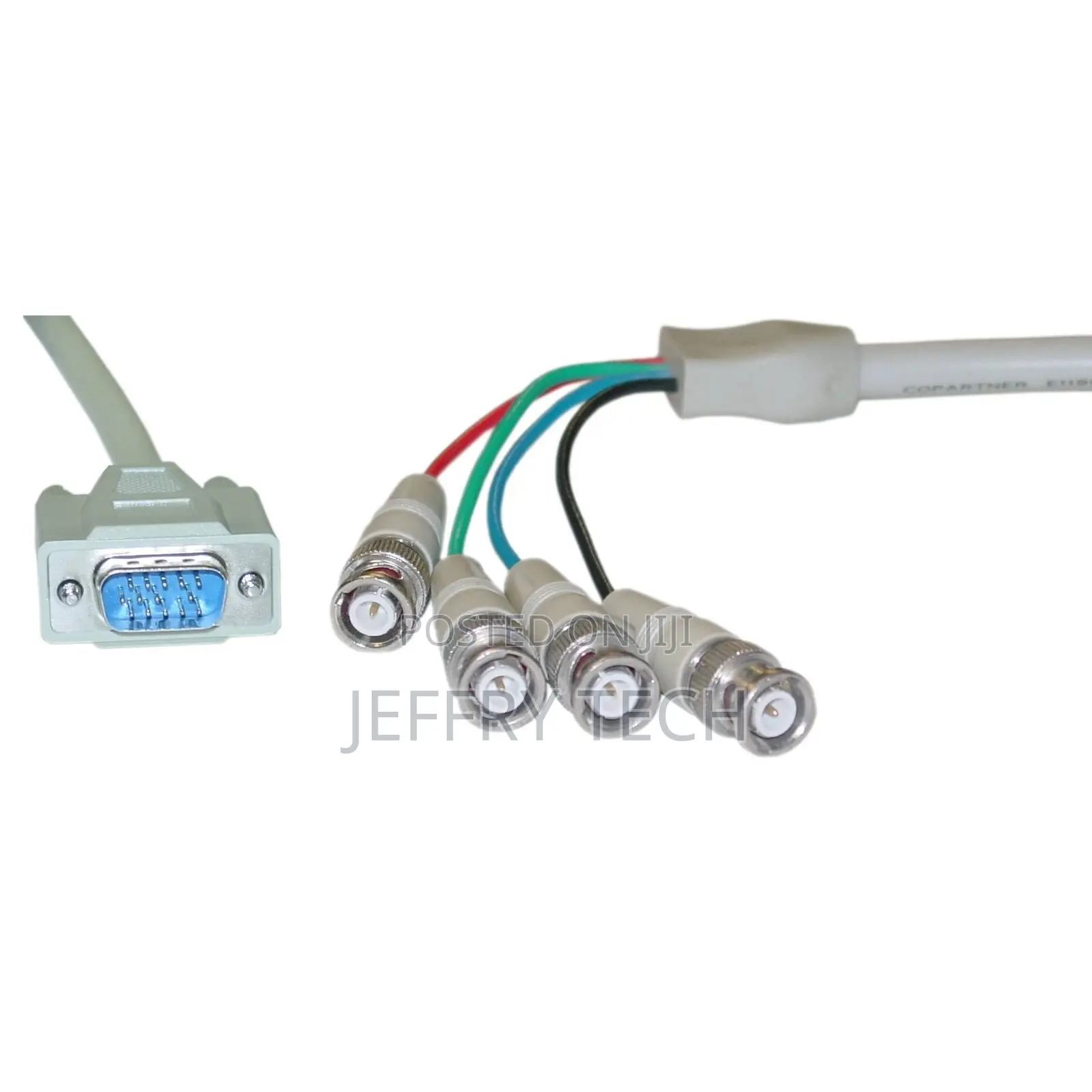 6ft Svga (Hd15 Male) to BNC (4 Male) Monitor Breakout Cable 10h1-19106