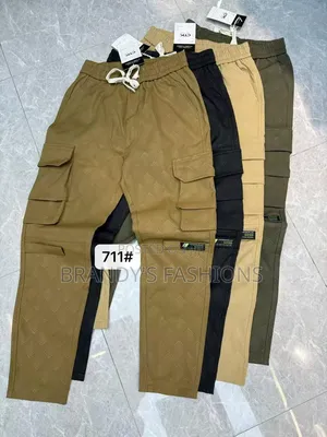 Men Trousers Heavy Material and Khaki