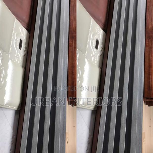 Grey Fluted Panels Grey Fluted Panels for Premium Interior Finish