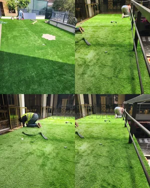 Artificial Green Turf for New Floor Renovation