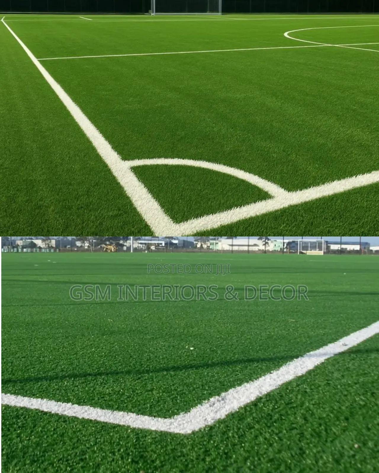 Premium Quality Football Grass Carpets 50mm Marked Rg54