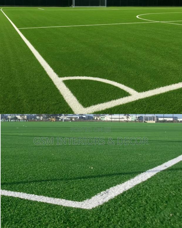 Premium Quality Football Grass Carpets 50mm Marked Rg54 - main view