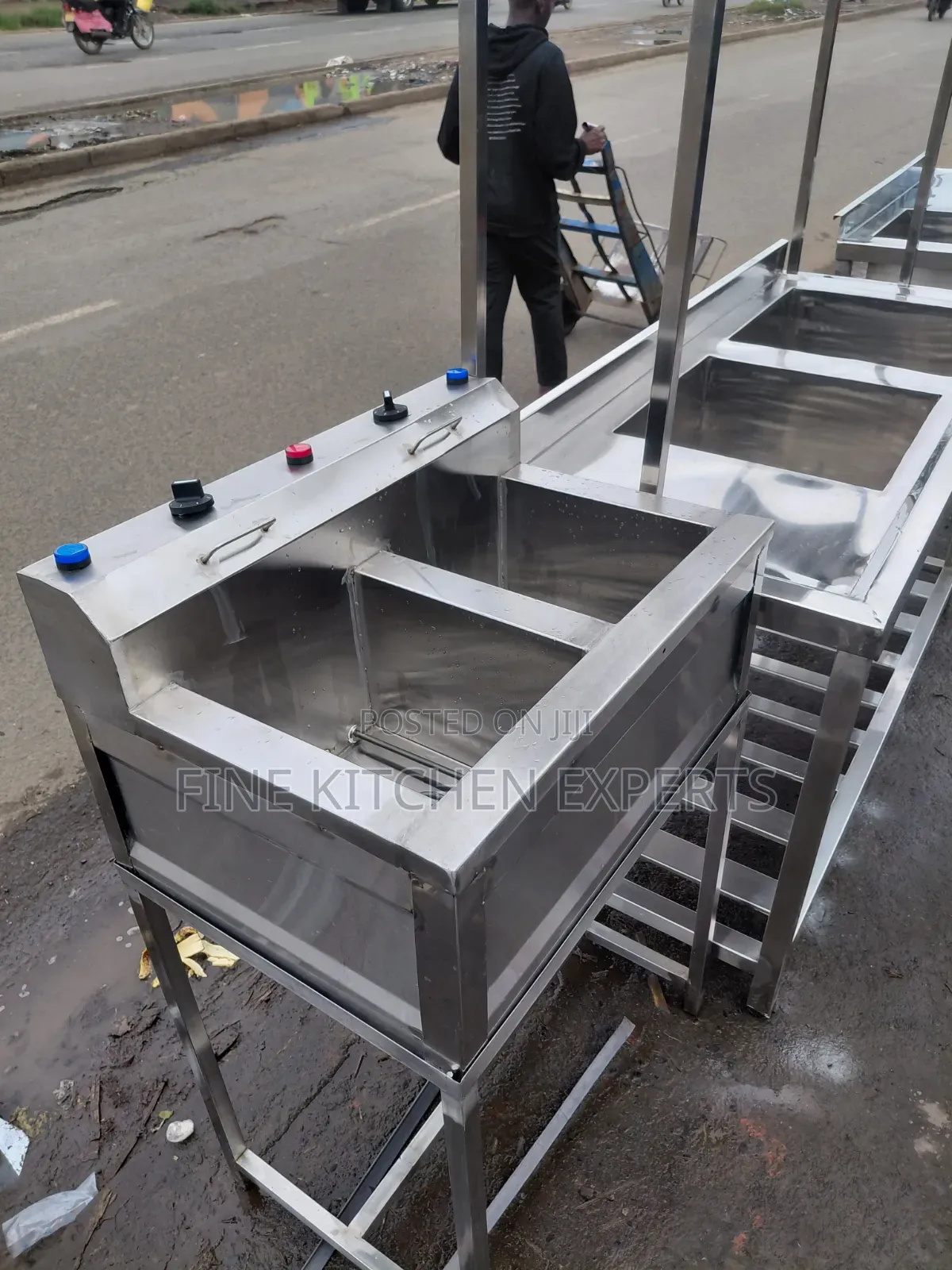 Commercial Double Fryer