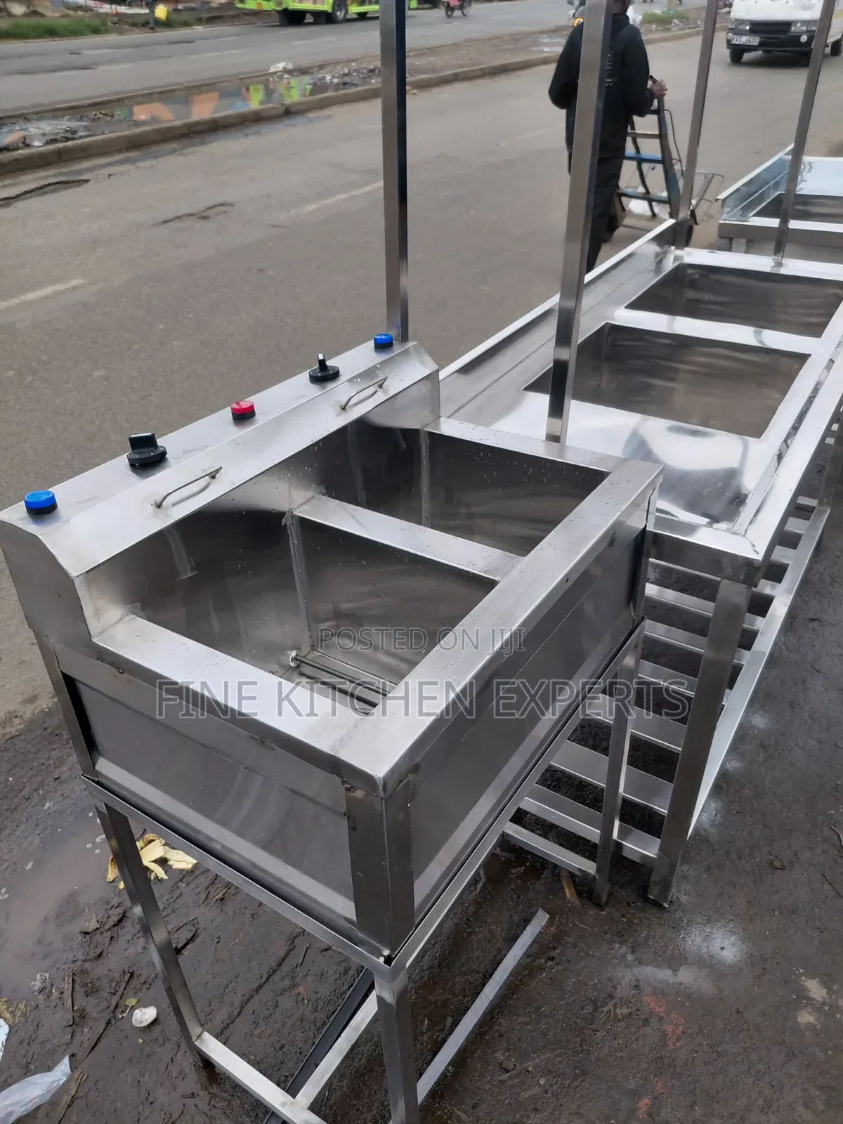 Commercial Double Fryer