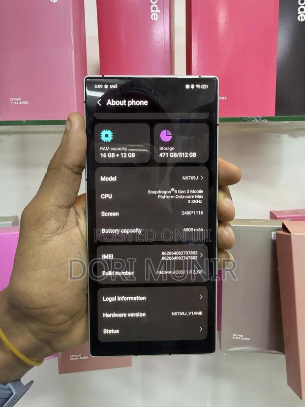 ZTE nubia RedMagic 9 Pro 512 GB Silver - thumbnail 3