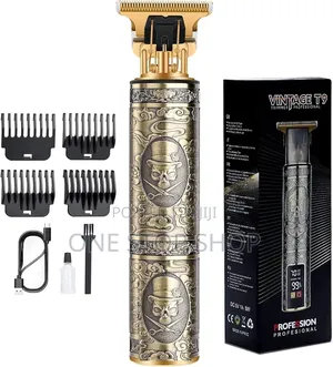 Rechargeabl Battery Vintage T9 Clipper With Sharp Close Cutting Blade