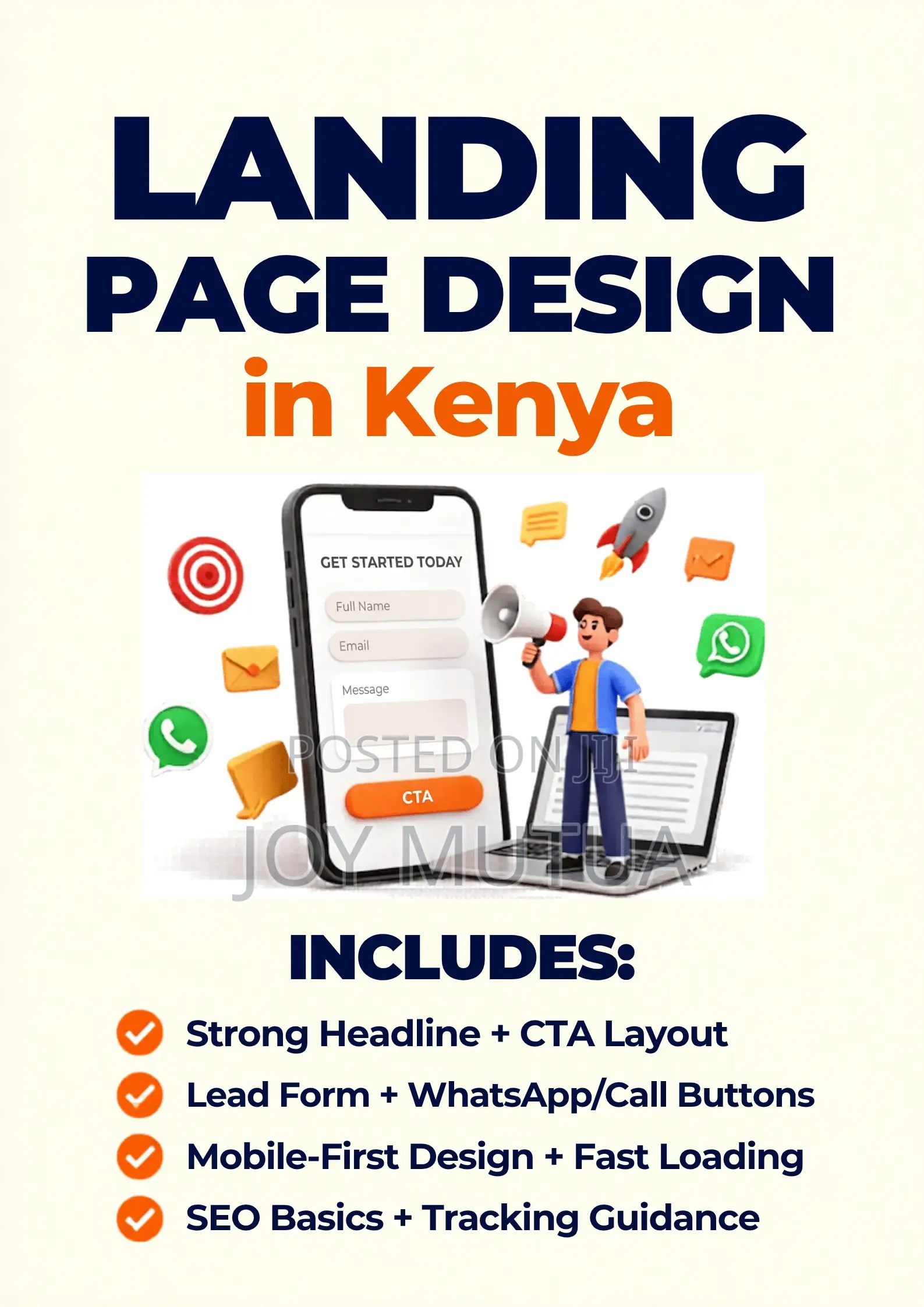 Website Landing Page Design in Kenya