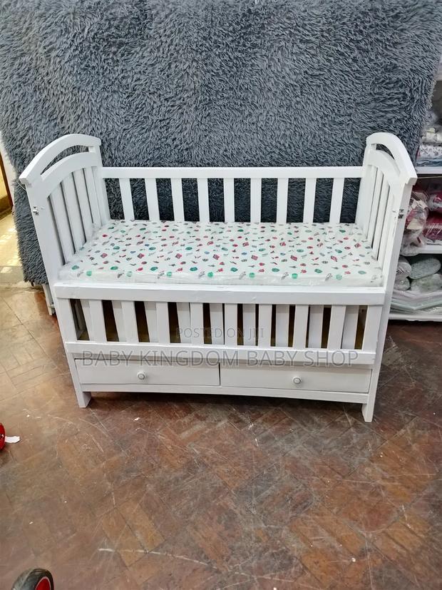 White Baby Cot - thumbnail 2