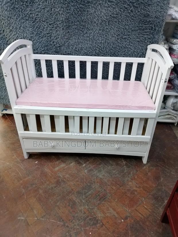 White Baby Cot - thumbnail 4