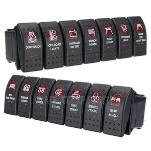 Rocker Switches With Builtin Output Circuit,Overload Reverse Protectio