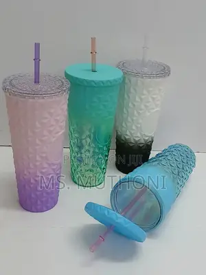 Studded Double-Walled Acrylic Water / Juice Tumblers