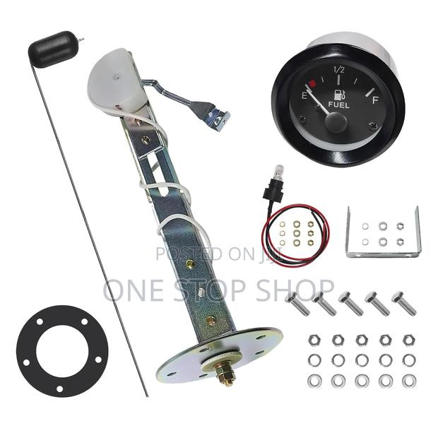 Universal Fuel Level Gauge Kit Measures Displays Fuel Amount in Tank