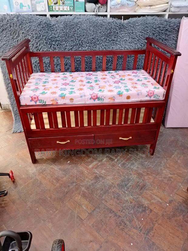 Brown Baby Cot - thumbnail 2