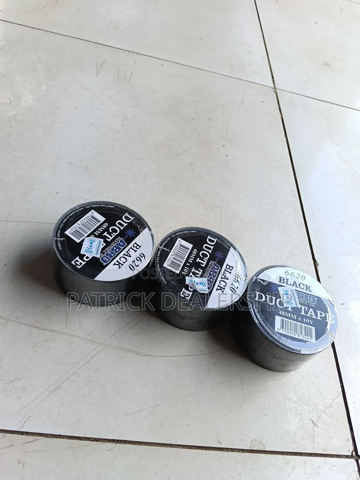 Black Abro Duct Tape