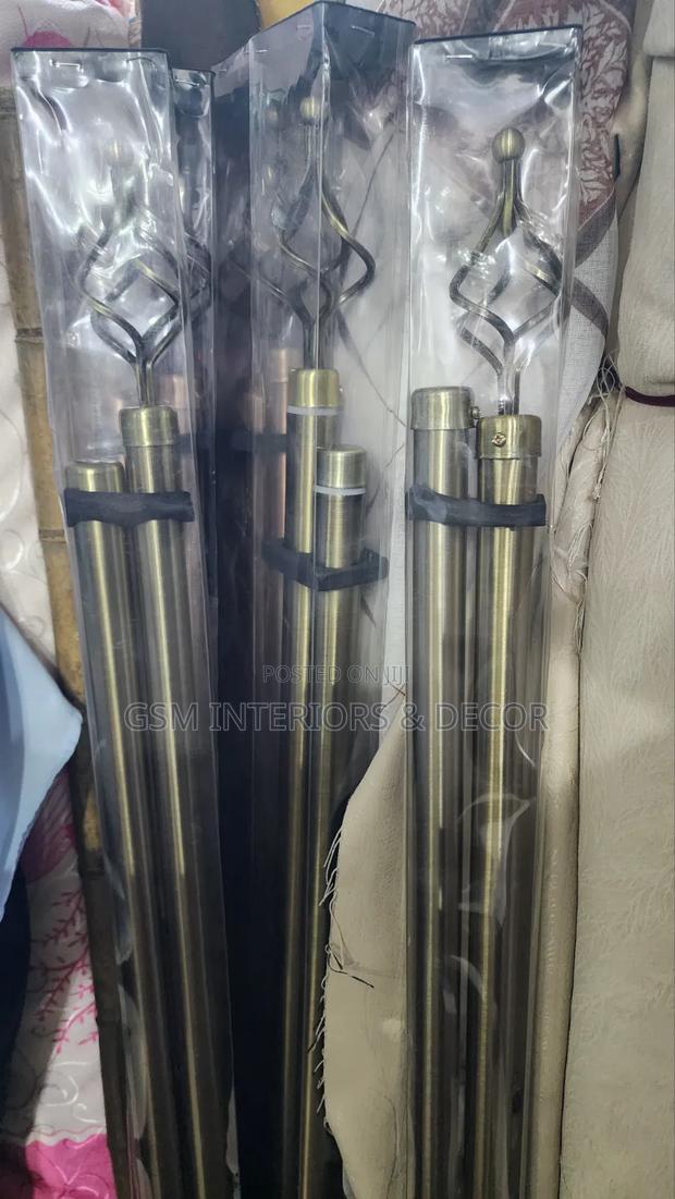 Brass Curtain Rods Perfect for Every Window - main view