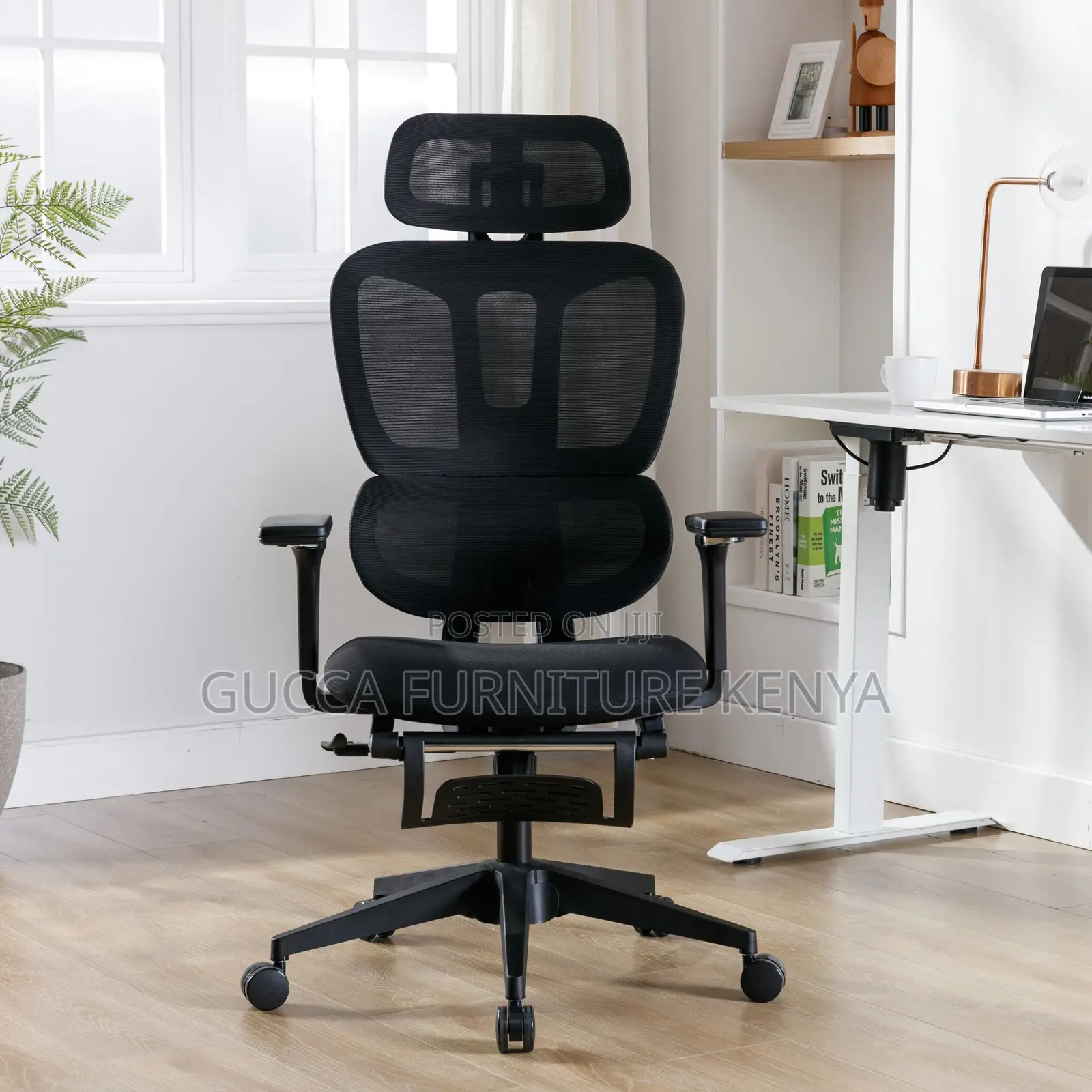 Executive Reclining Ergonomic Chair With Footrest