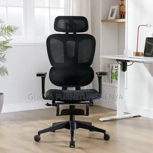 Executive Reclining Ergonomic Chair With Footrest