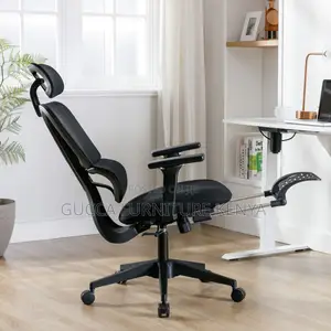 Executive Reclining Ergonomic Chair With Footrest