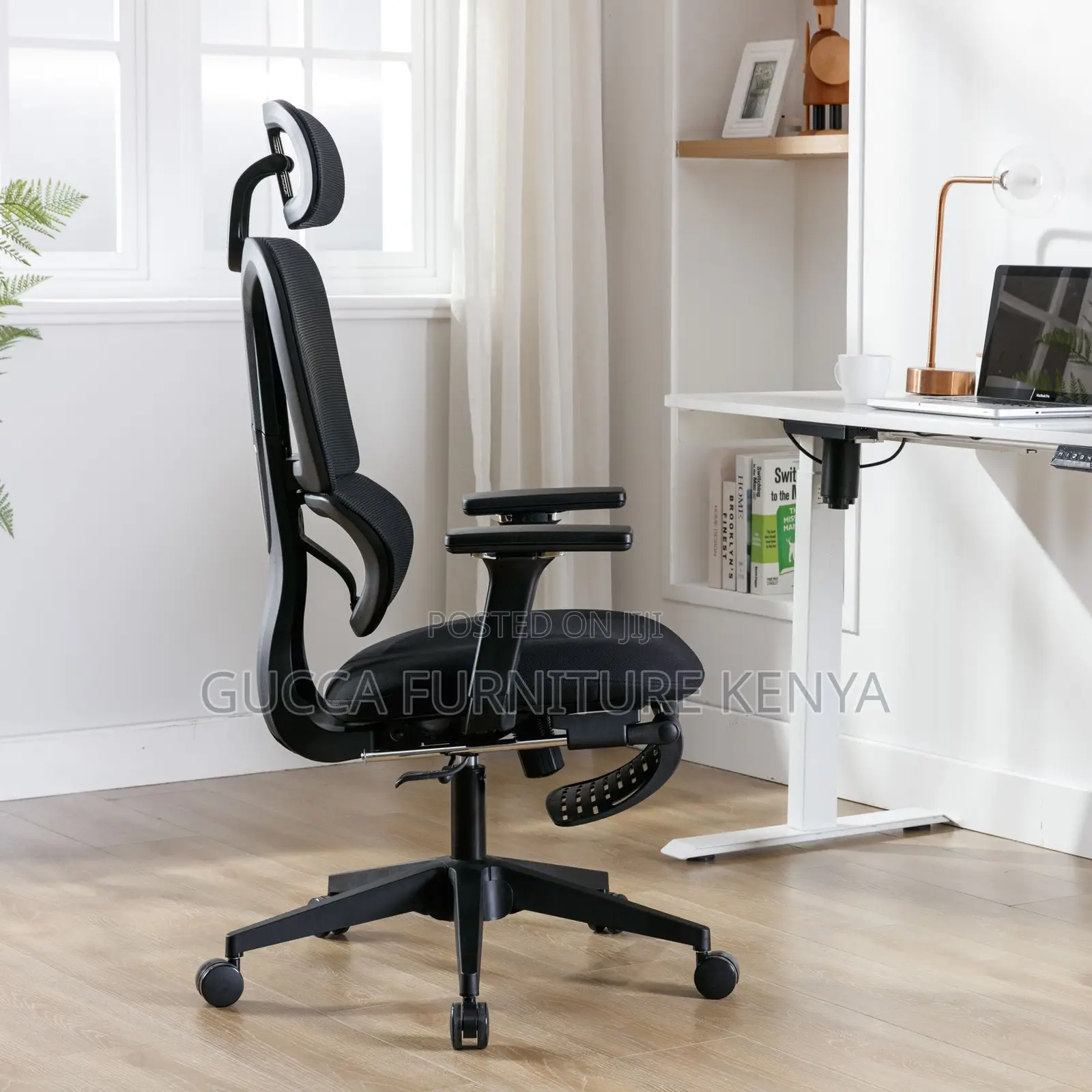 Executive Reclining Ergonomic Chair With Footrest