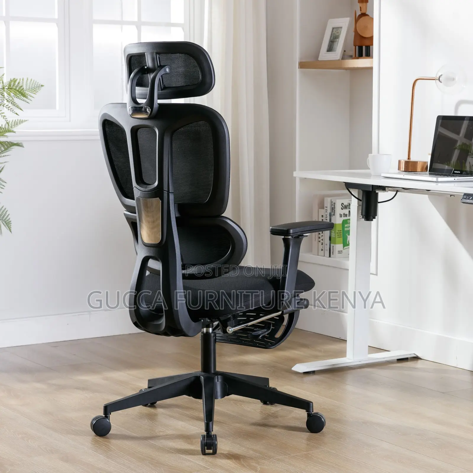 Executive Reclining Ergonomic Chair With Footrest