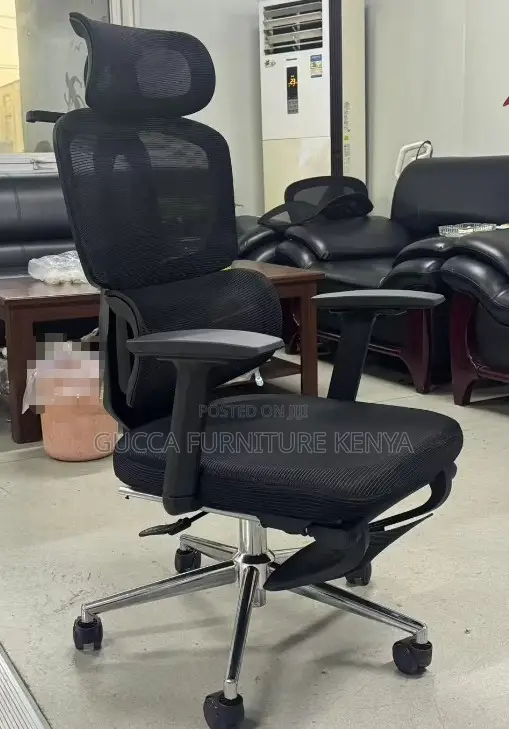 Executive Reclining Ergonomic Chair With Footrest